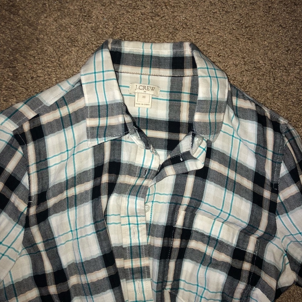 J crew plaid button down - Picture 2 of 2